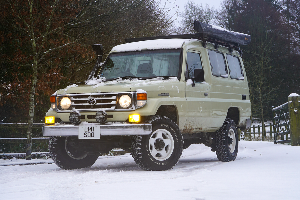 STREET TRACK LIFE TOYOTA LAND CRUISER TROOPY TROOP CARRIER BRADLEY WHEELS CLEVERSHADE