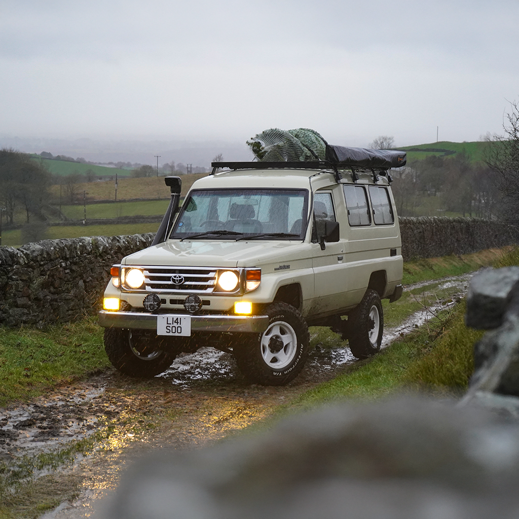 Toyota Land Cruiser Bradley Wheels Troopy Roof Rack Awning Front Runner Street Track Life