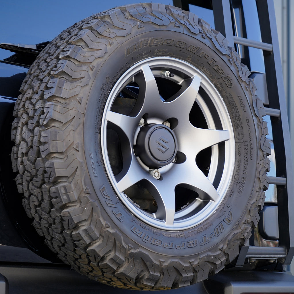 HIGH PEAK J-02 Wheel Package for Suzuki Jimny (2018+) 15 inch TUV certified wheels for Jimny