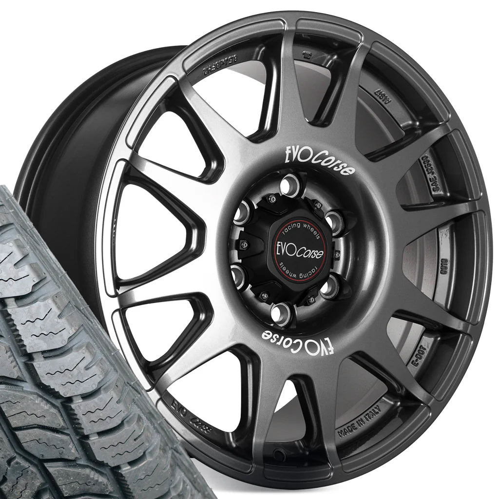 EVO Corse DakarZero 18" Wheel & Tyre Package for Toyota Land Cruiser Prado 250 (2024+)