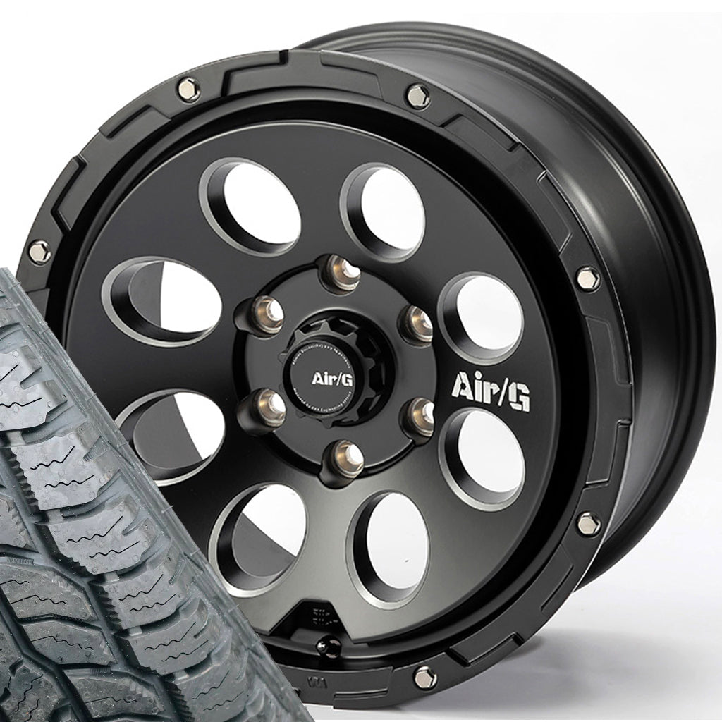 Air/G Massive 17" Wheel & Tyre Package for Toyota Land Cruiser Prado 150 (2010+)