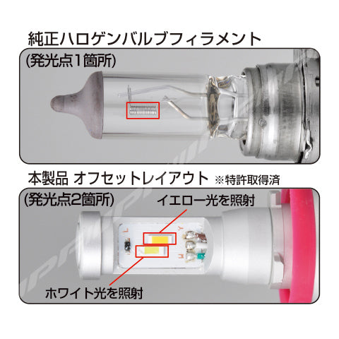 IPF LED Dual Colour Fog Lamp Bulb