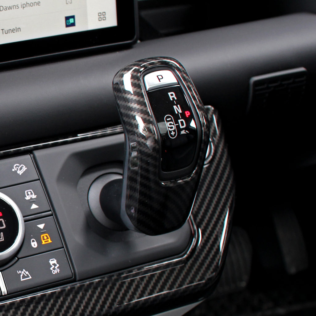 Carbon Effect Shift Knob Cover for Land Rover Defender (2020+)