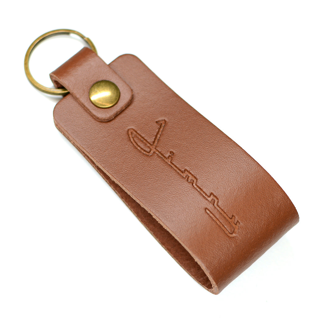 HIGH PEAK "Jimny" Leather Embossed Keyring