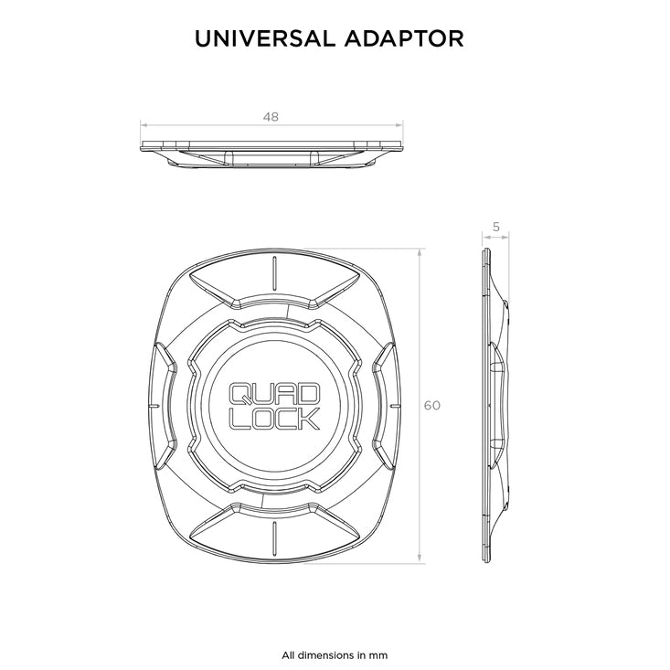 Quad Lock Universal Adaptor