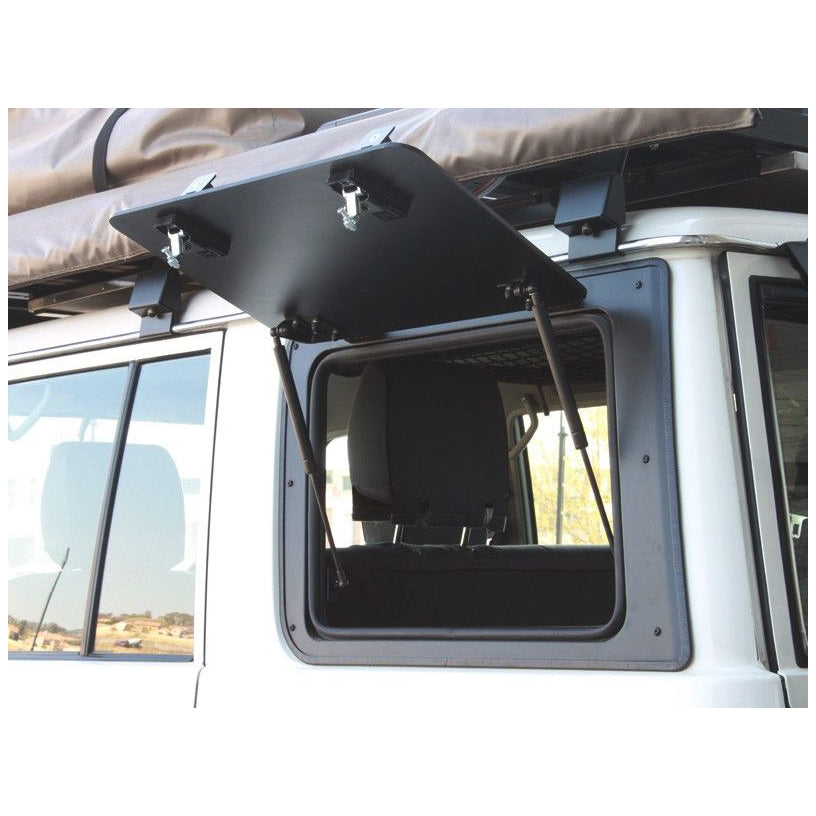 Front Runner Gullwing Window (Left-Hand Side / Aluminium) for Toyota Land Cruiser 76