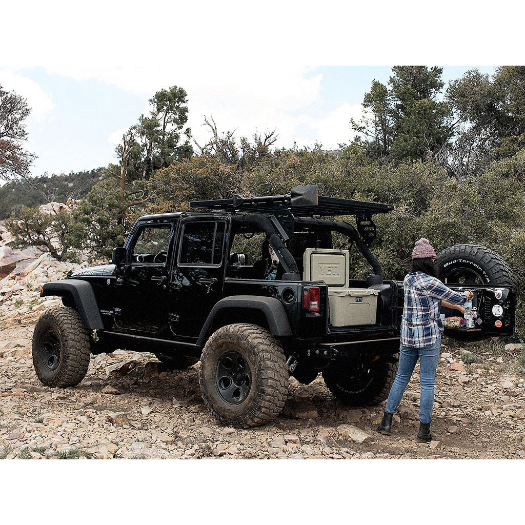 Front Runner Slimline II Extreme 1/2 Length Roof Rack for JEEP Wrangler JK 4-Door (2007-2018)