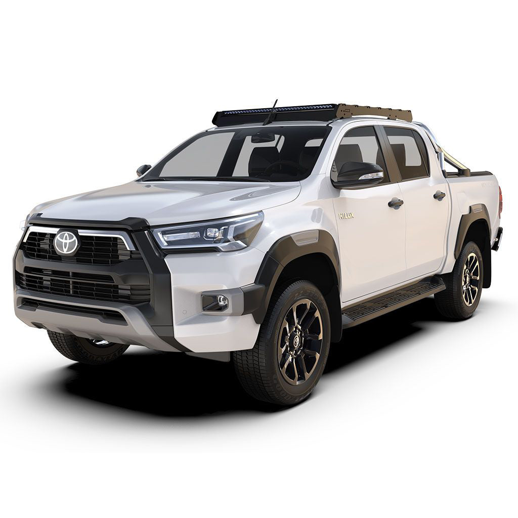 Front Runner Slimsport Roof Rack for Toyota Hilux DC (2016+) - Lightbar Ready