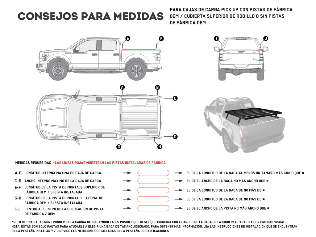 Front Runner Pick-Up Truck Slimline II Load Bed Kit / 1345(W) x 1358(L)