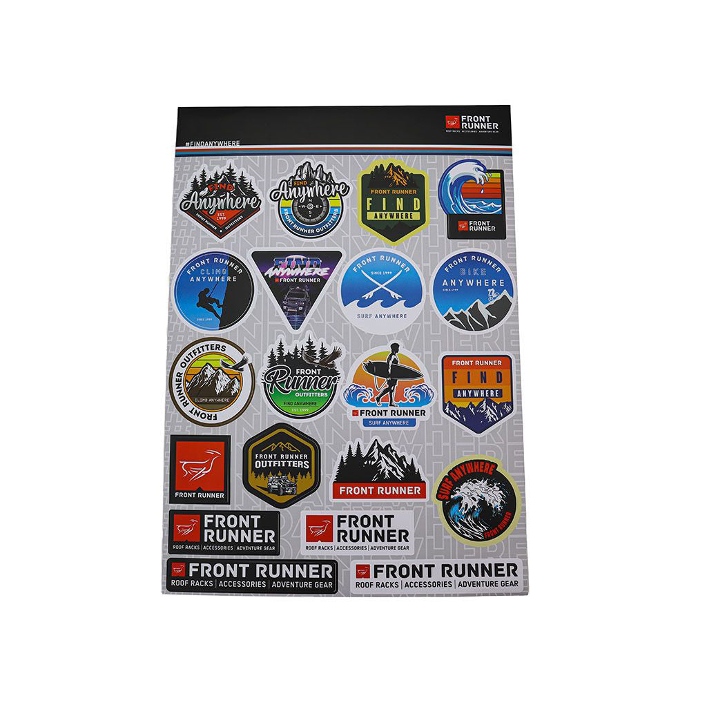 Front Runner Find Anywhere Sticker Sheet